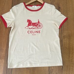 CELINE triomphe tee shirt